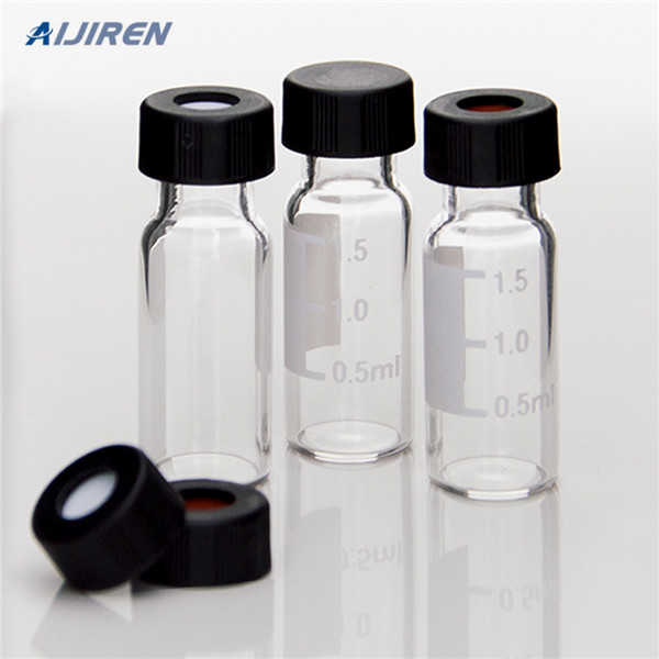 Free sample glass HPLC clear 2ml vial with closures with high quality